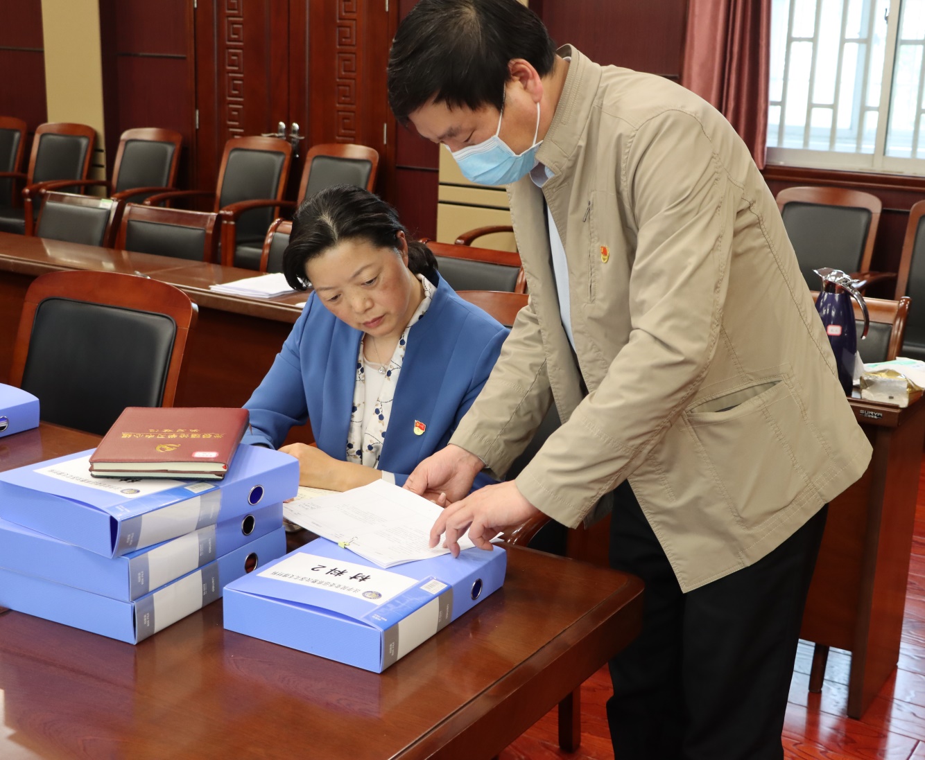 说明: E:\网站公众号维护\2022年\4月\0422党委巡察工作办公室检查组对1929cc威尼斯党委巡察整改落实情况开展专项检查\巡察32.jpg